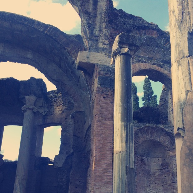 Ancient ruins at Villa Adriana, Tivoli